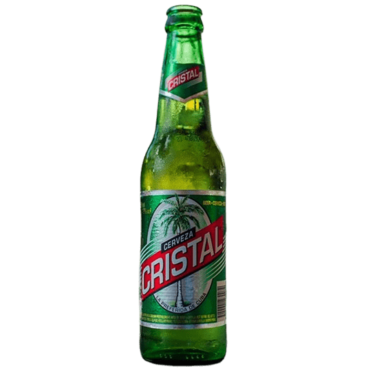 Cerveza Cristal del Restaurante Arró en Bayamo