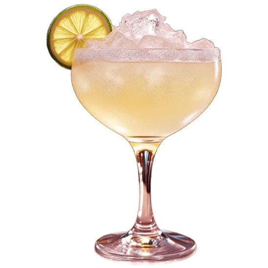Trago de Daiquirí preparado en el Bar Terraza Arró