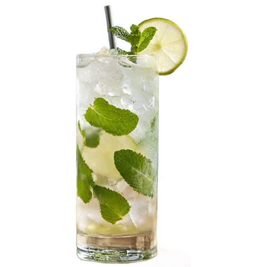 Mojito preparado en el Bar Terraza Arró de Bayamo