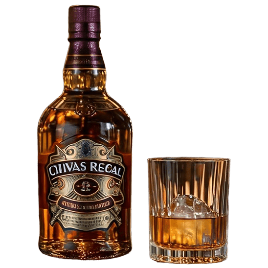 Whisky Chivas Regal 12 años del restaurante Arró en Bayamo