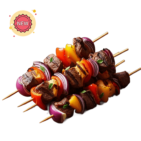 Deliciosas Brochetas preparadas con el Restaurante Arró de Bayamo