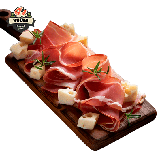Entremés de jamón y queso