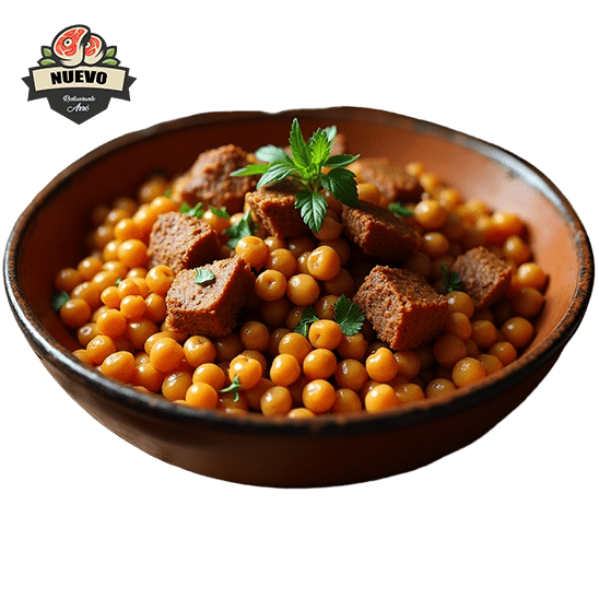 Garbanzos c/ carne Res