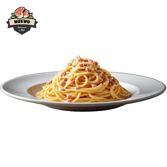 Espaguetis c/ Jamón y Queso
